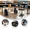 Flash Furniture Student Chair, Black Back, 16-1/4 in W 15-1/4" L 32-1/2" H, Adjustable, Plastic Seat YU-YCX-09010-GG - alternate 3